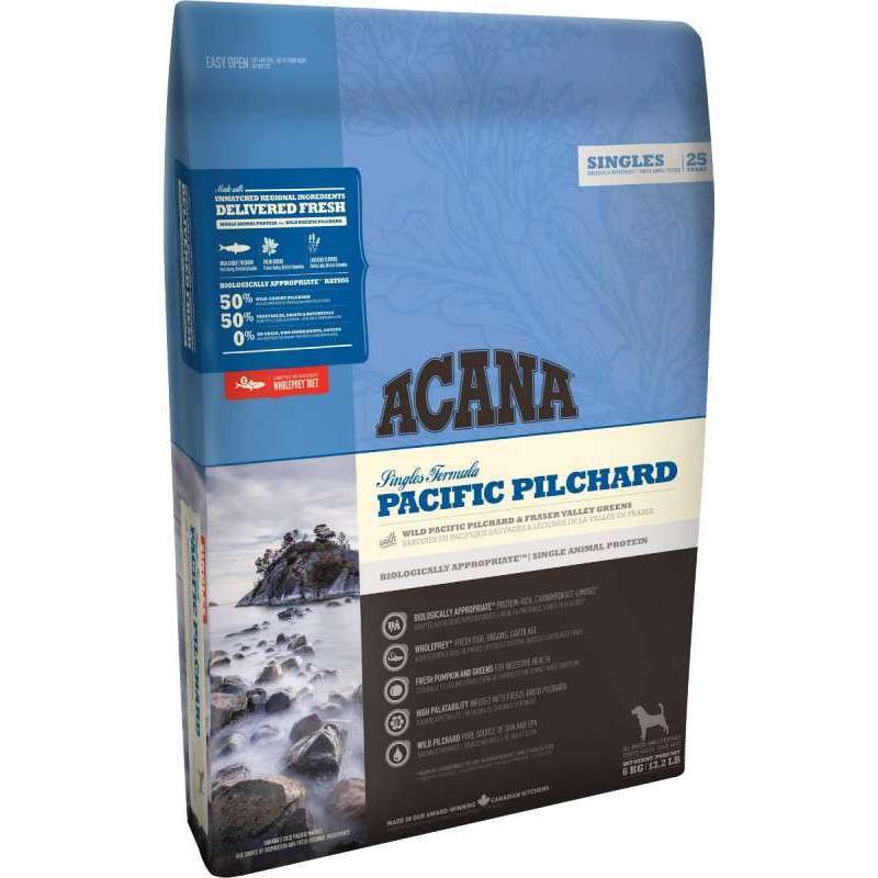 

Корм для собак гипоаллергенный Acana Pacific Pilchard со вкусом тихоокеанской сардины для собак всех пород, 2 кг a57320