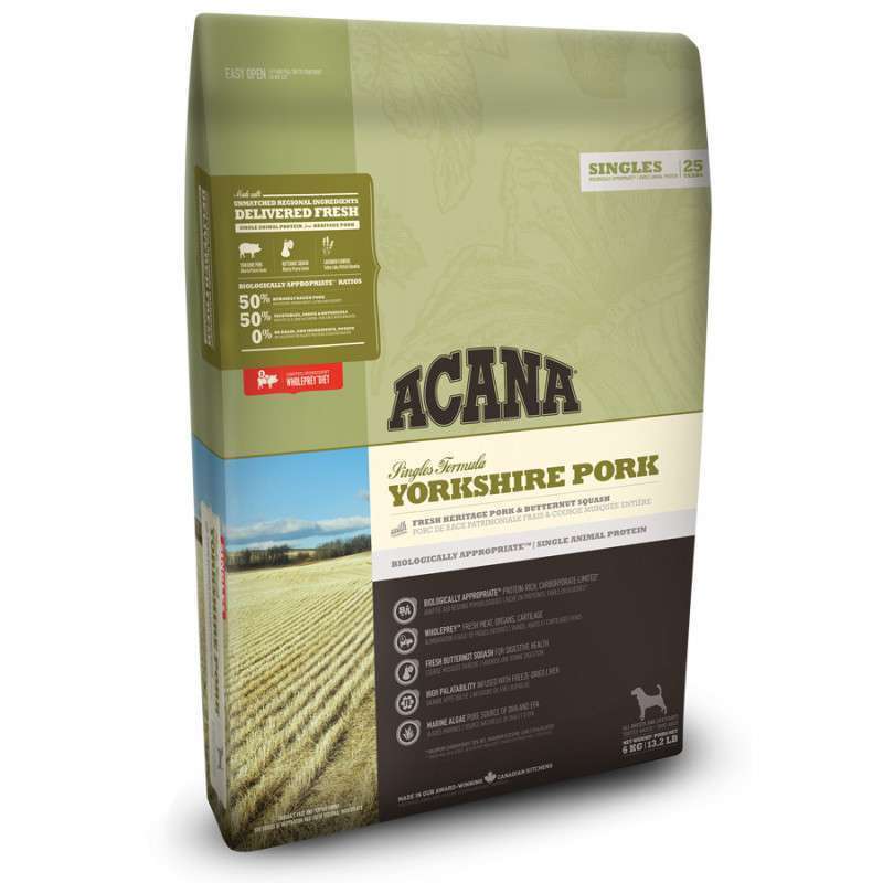 

Корм для собак Acana Yorkshire Pork со вкусом свинины для собак всех пород, 11,4 кг a57212