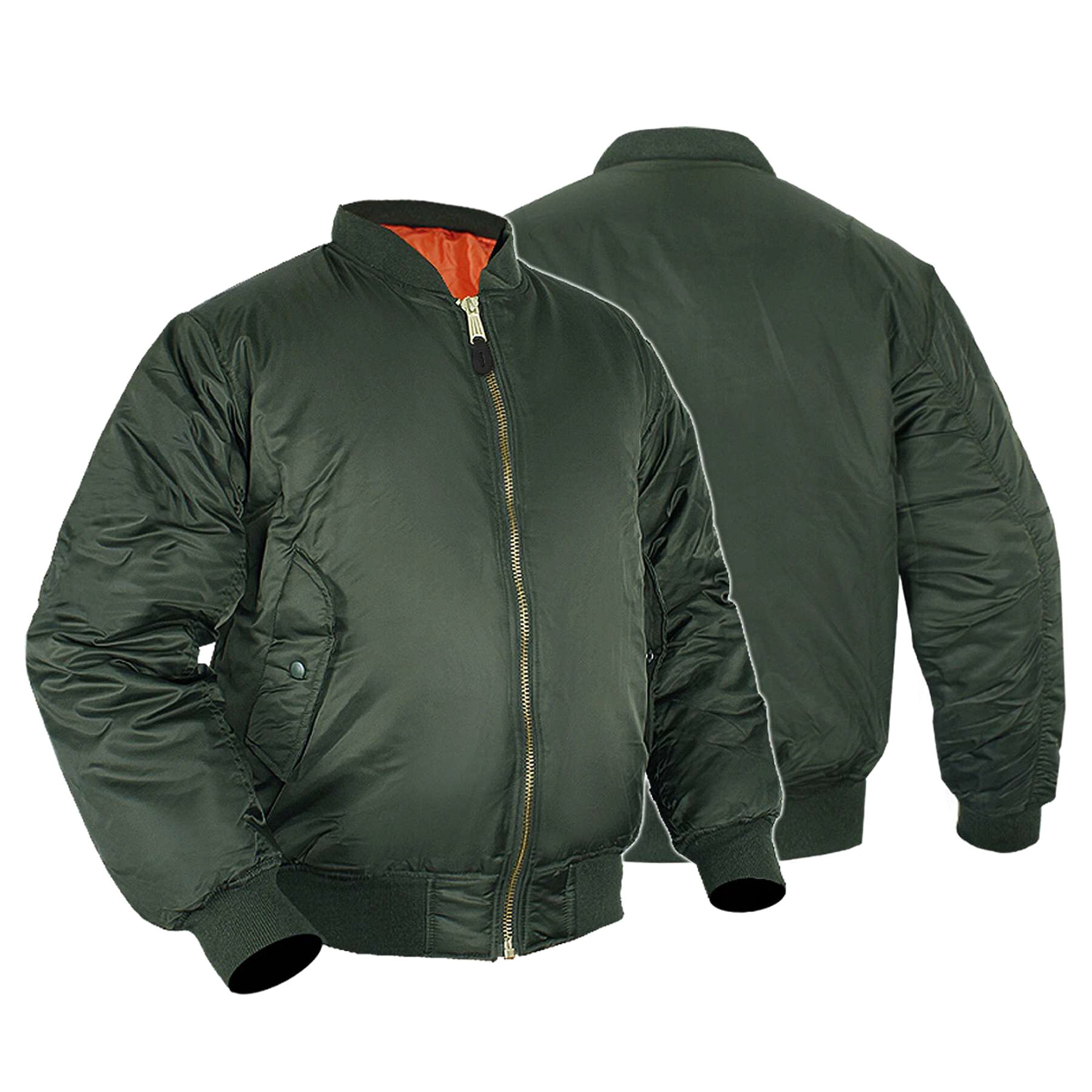 

Куртка Бомбер летная US BASIC MA1® FLIGHT JACKET Оливковая XS