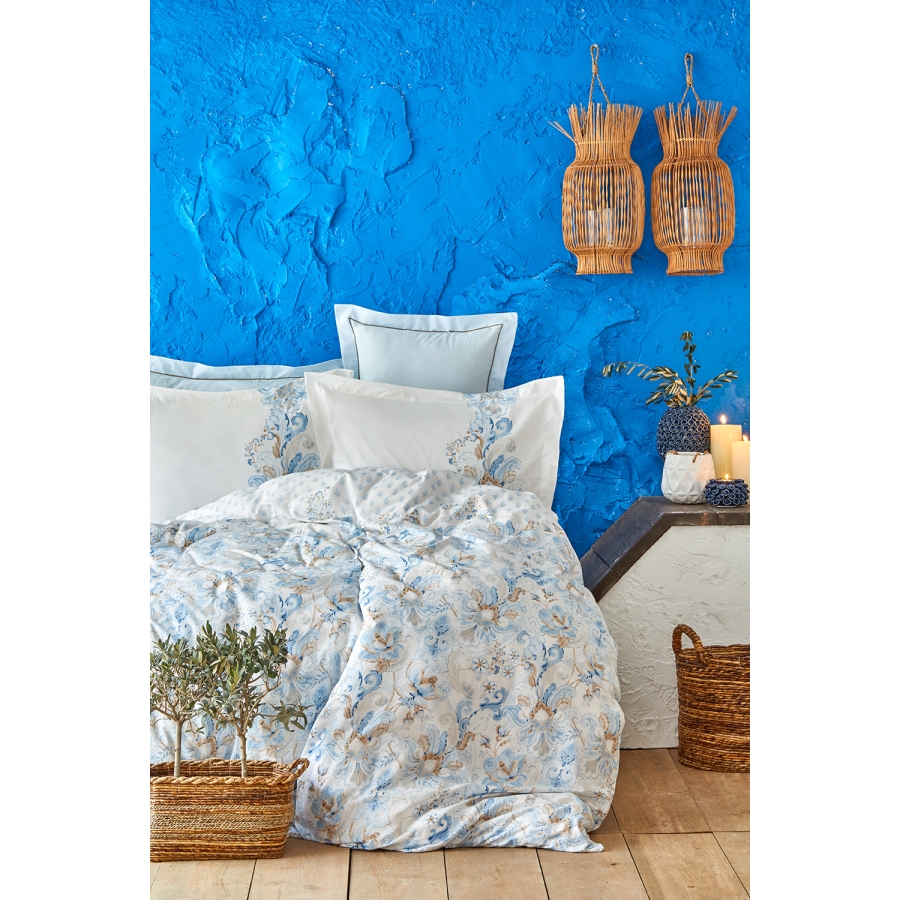 

Постельное белье Charlina Karaca Home Евро Голубой 000165268