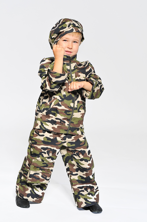 

Карнавальный костюм Бал-Карнавал Солдат (военный) 110 р. камуфляж с бежевым