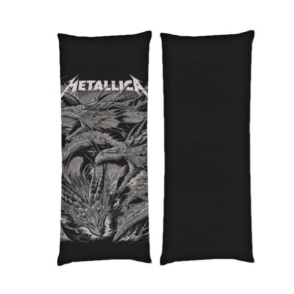 

Подушка Metallica (5) дакимакура двухсторонняя стандарт 40 х 100 см - MyTee