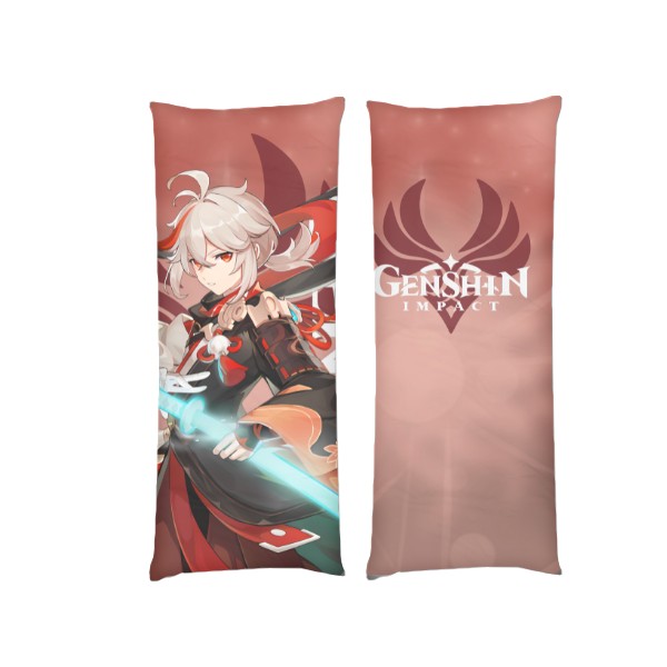 

Подушка Кадзуха Genshin Impact дакимакура двухсторонняя стандарт 40 х 100 см - MyTee