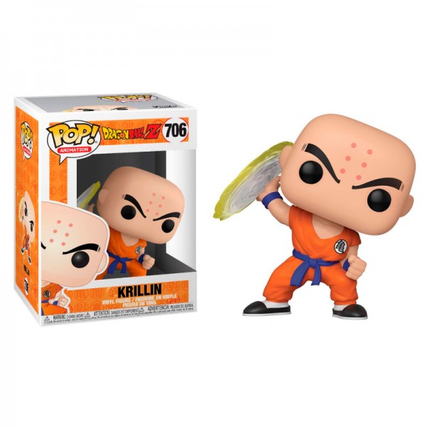

Фигурка Funko POP! DBZ - Krillin w/ Destructo Disc Vinyl Figure, 10cm, 44263
