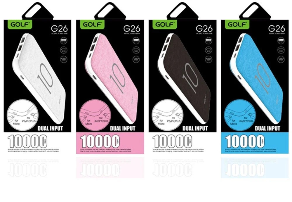 

Power bank GOLF G26 10000mAh