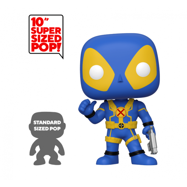 

Фигурка Funko POP! Marvel Deadpool (Blue) (Yellow) Exclusive Vinyl Bobble Head, 24 cm, 44727