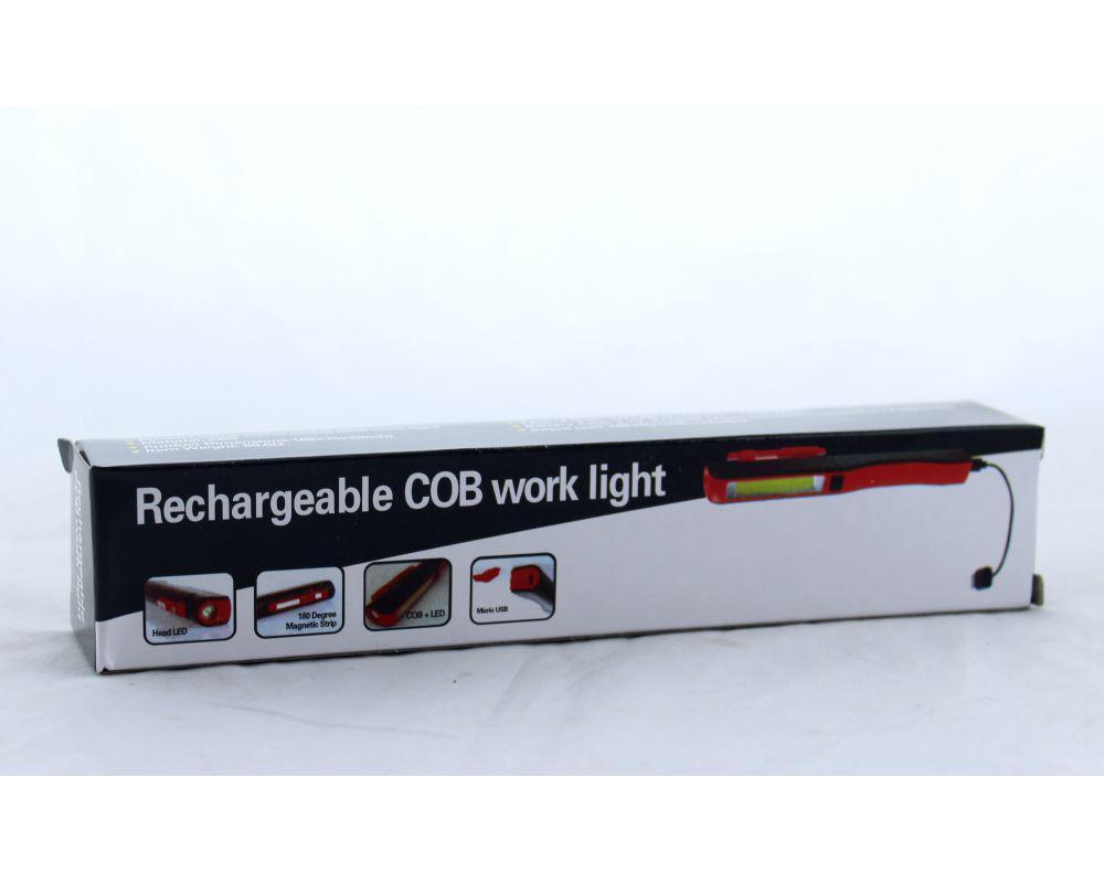 

Аккумуляторный фонарик с магнитом и USB зарядкой Esen 86A COB USB