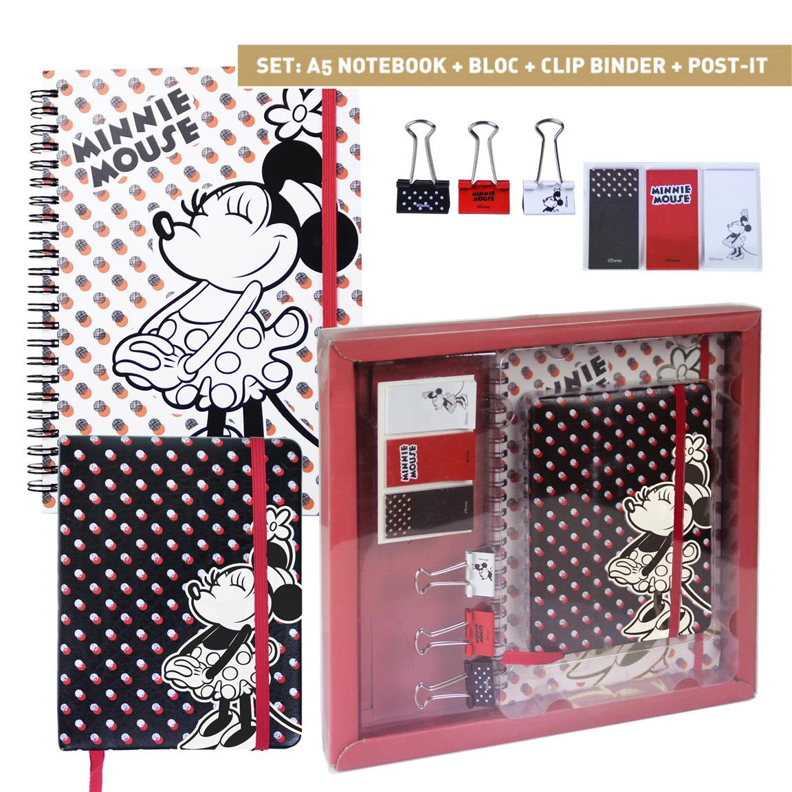 

Набор канцелярии Minnie Mouse Disney Cerda 21 x 14.5 см Черный с красным 2100002755