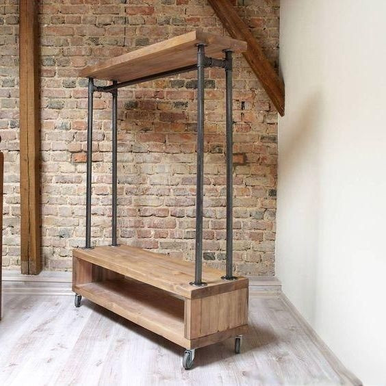 

Дизайнерская Напольная вешалка в прихожую в стиле Лофт Loft Design RV374 ()