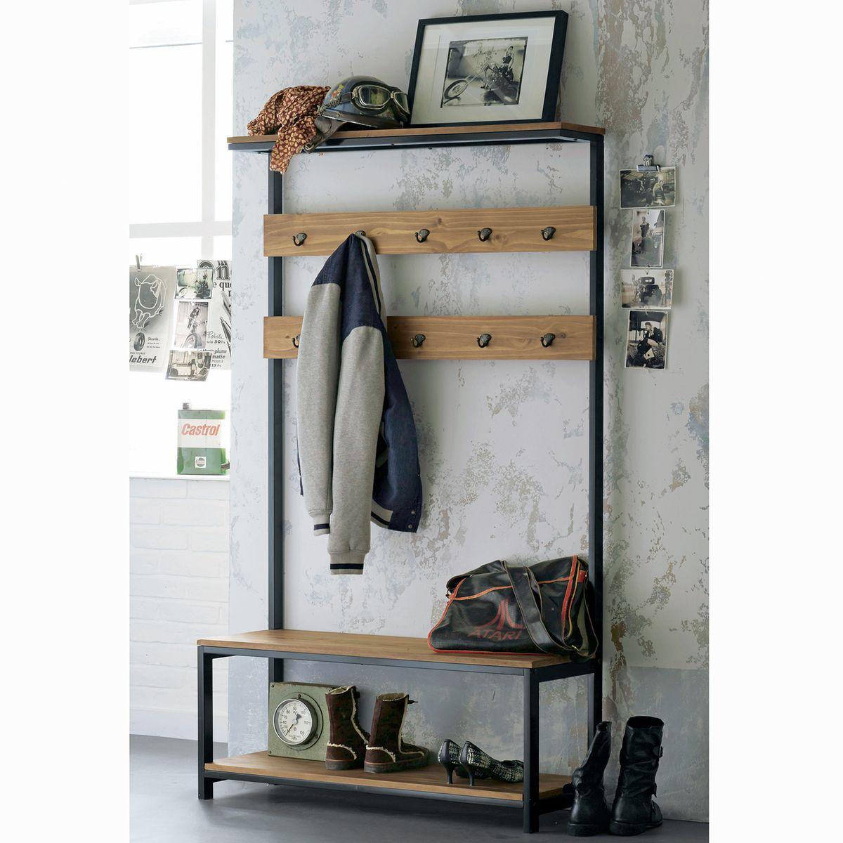 

Дизайнерская Напольная вешалка в прихожую в стиле Лофт Loft Design RV086 ()