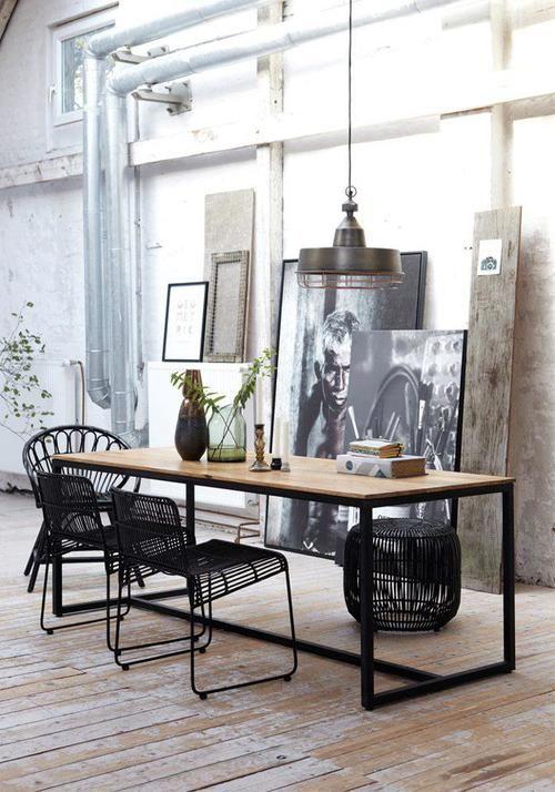 

Дизайнерский Обеденный кухонный стол в стиле Лофт Loft Design RV201 ()