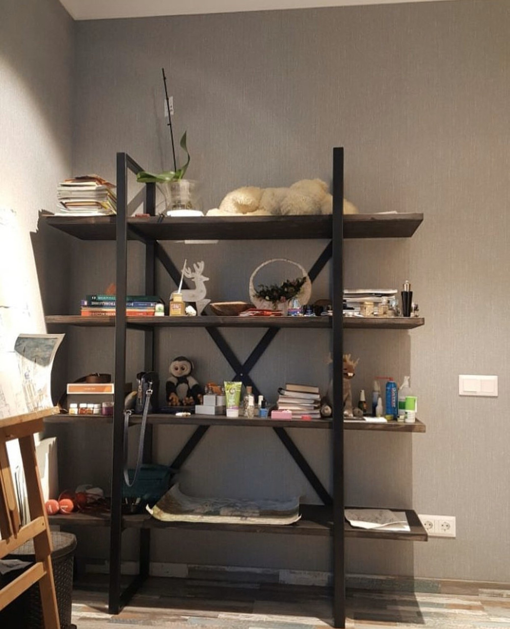 

Дизайнерский Стеллаж в стиле Лофт Loft Design RV043 ()