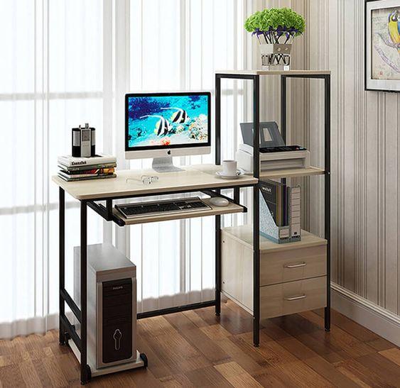 

Дизайнерский Письменный офисный стол с полками в стиле Лофт Loft Design RV723 ()