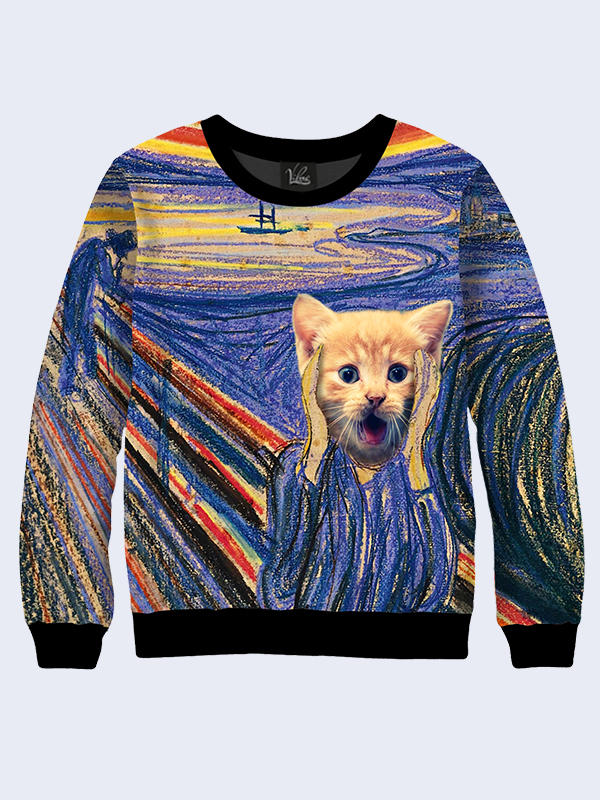 

Женский 3D-свитшот Vilno Крик кот  (50) (Vil-9555, Женский 3D-свитшот Vilno Крик кот XL (50) (Vil-9555)