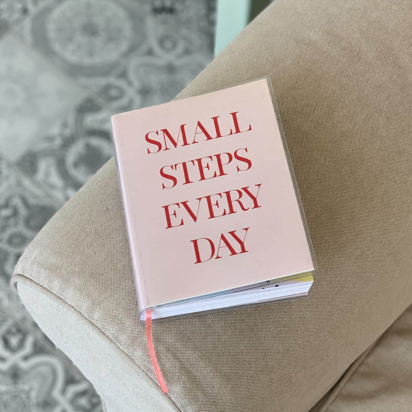 

Планер Mini Small steps 12x16 см с разворотами на неделю
