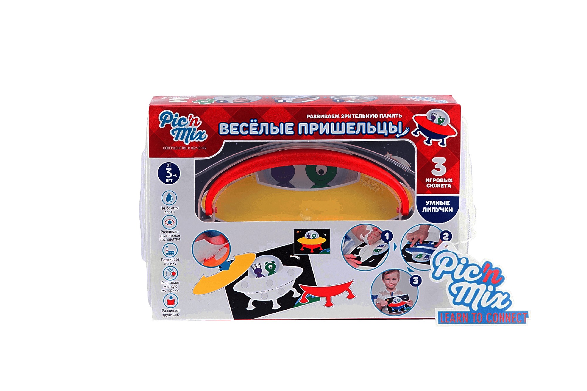 

Настольная игра Picnmix Умные липучки Веселые пришельцы (6755805)