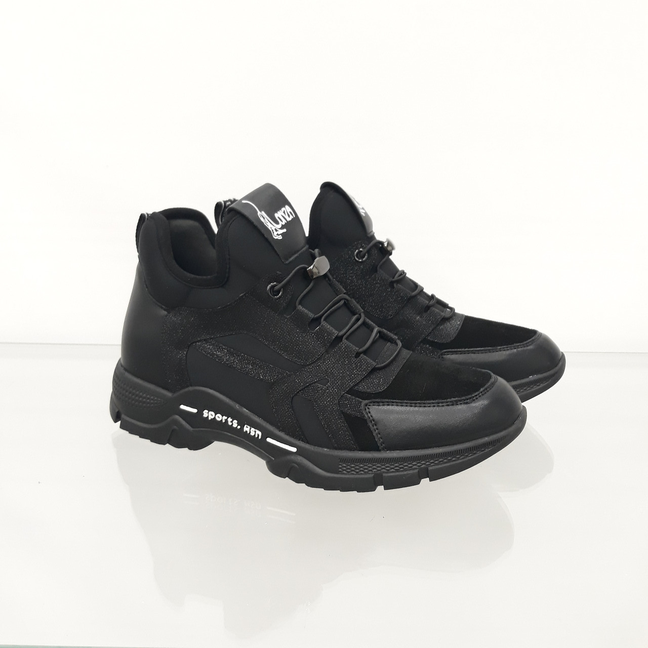 

Кроссовки высокие Lonza JL-8858-5 36 черные