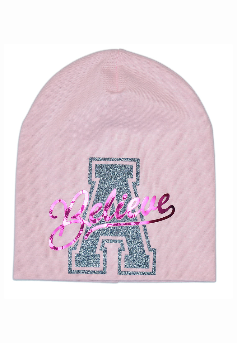 

Шапка для девочки демисезонная Klimani 53756  розовый 53757, Шапка для девочки демисезонная Klimani 53756 50 розовый 53757