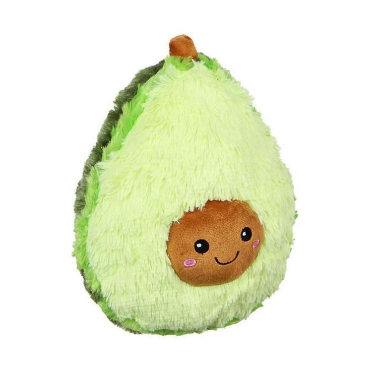 

Мягкая игрушка Авокадо Подушка анти стресс Squishable 40 см (Половина Авокадо)