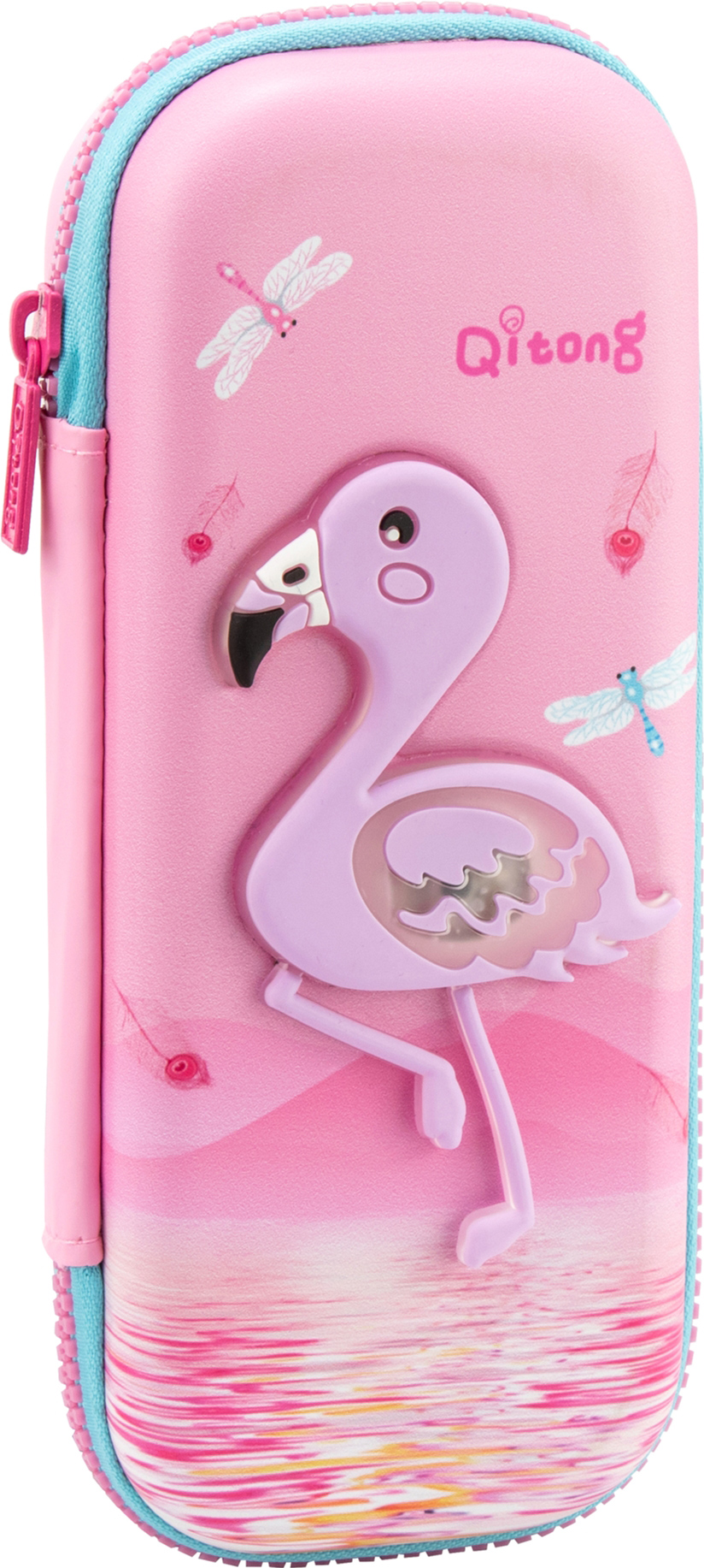 

Пенал с LED-аппликацией Cool For School 1 отделение Розовый (QT-5759-Pink)