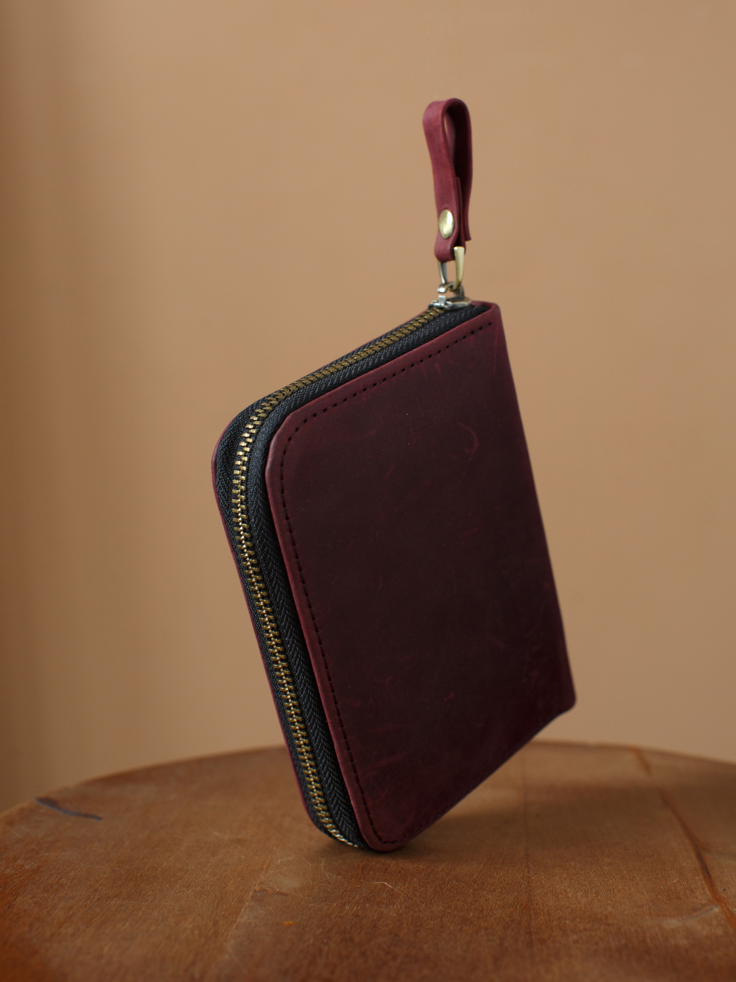 

Кошелек из натуральной кожи boorbon 216-MID-BORDO-1 бордовый
