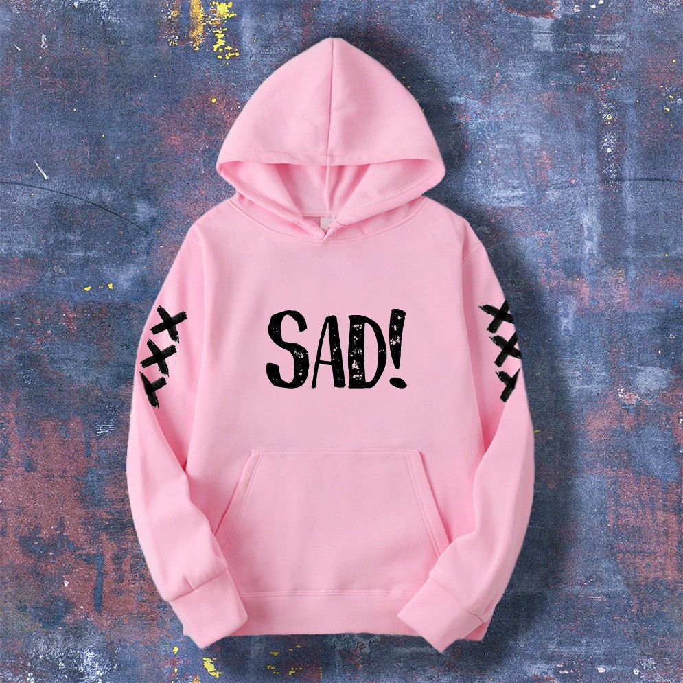 

Худи A SHO Sad  розовый, Худи A SHO Sad XL розовый