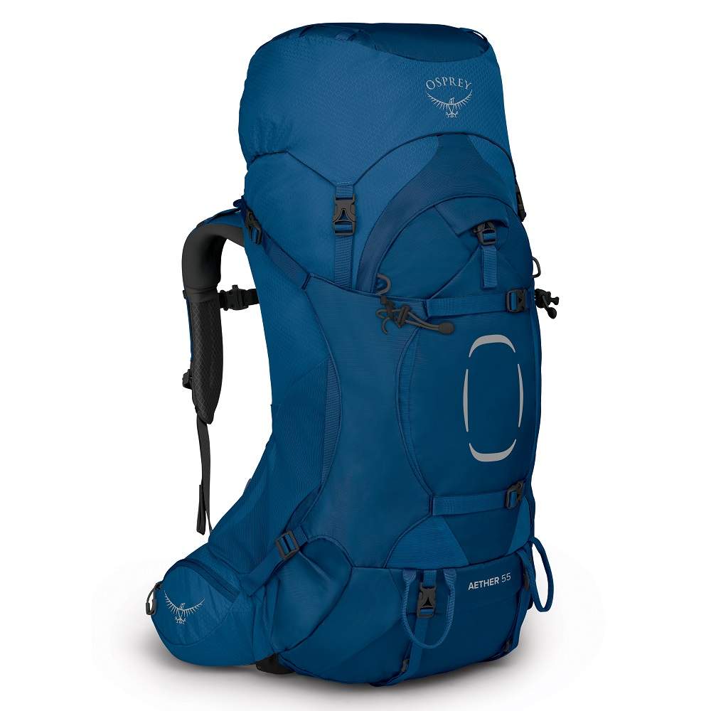 

Рюкзак Osprey Aether 55 S21 Deep Water Blue S/M (1054-009.2408)