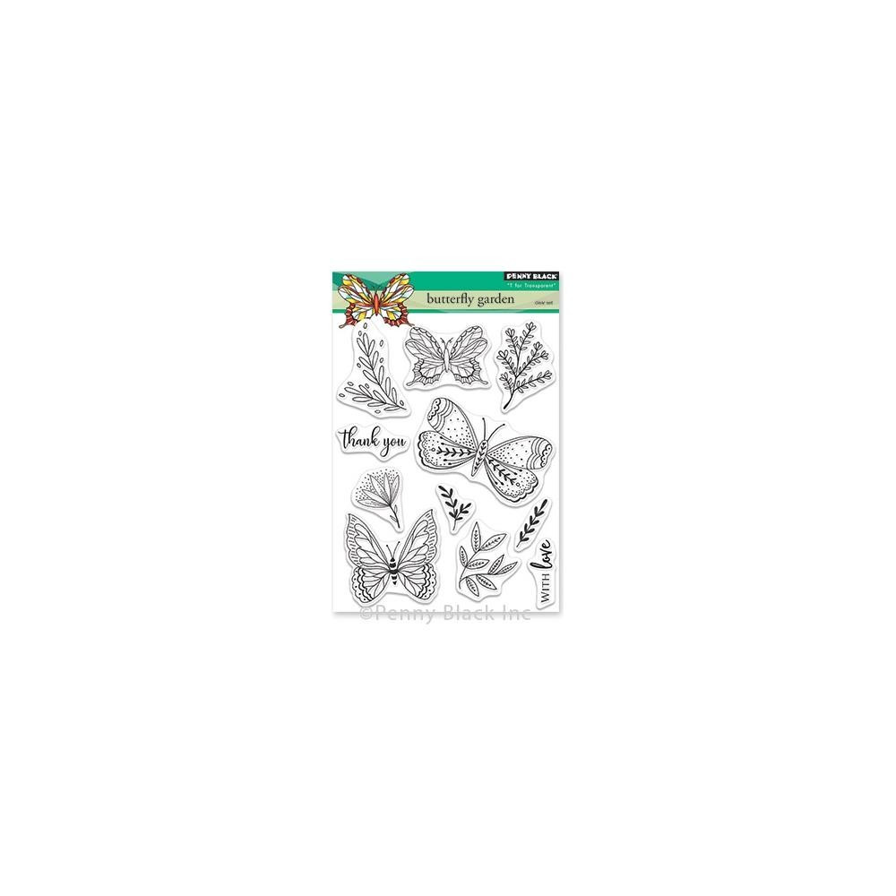 

Штамп Penny Black Clear Stamps Butterfly Garden