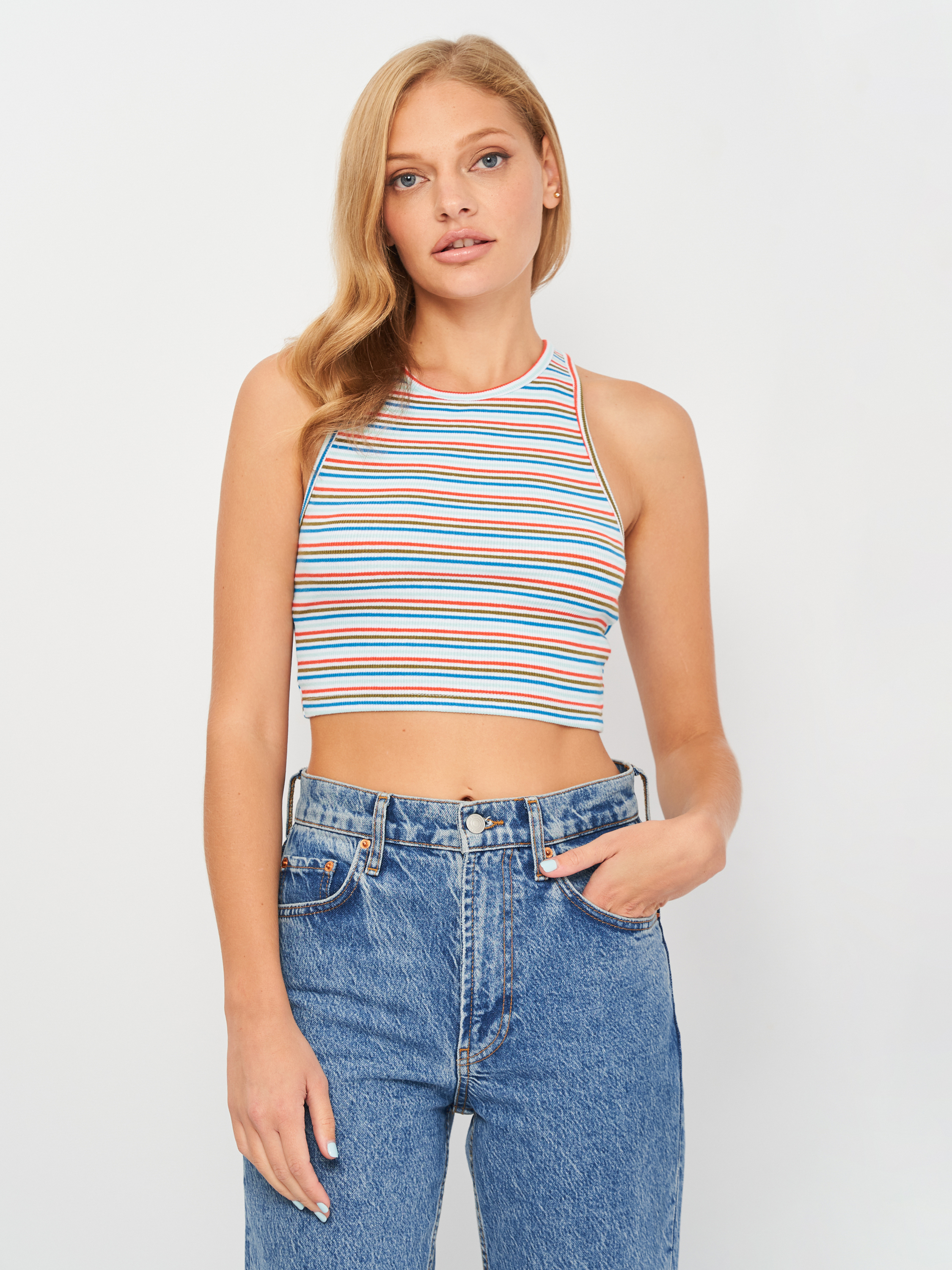 

Топ Zara 4174-007_020  Белый, Топ Zara 4174-007_020 S Белый