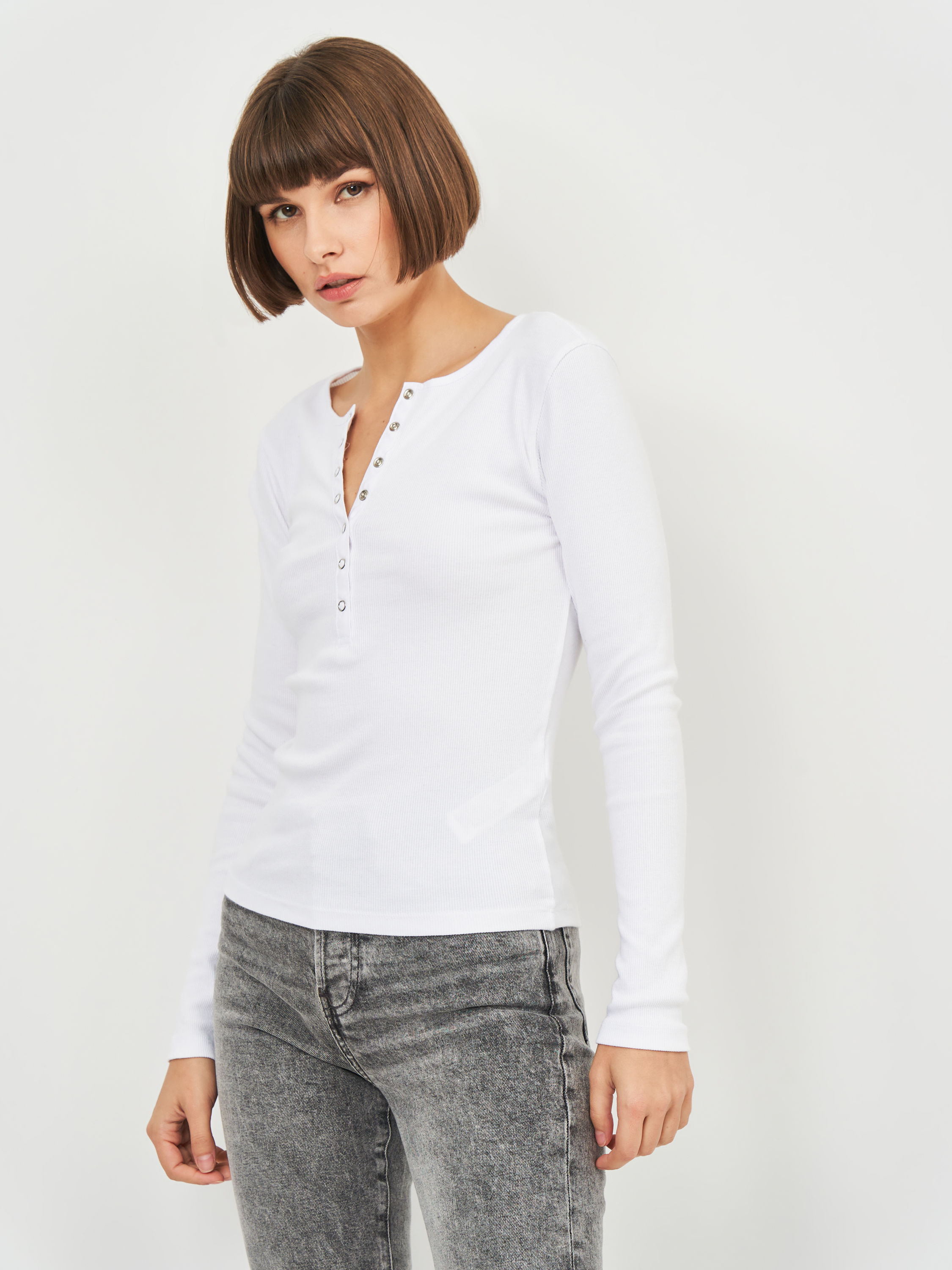 

Лонгслив Zara 1198/930/250 M Белый