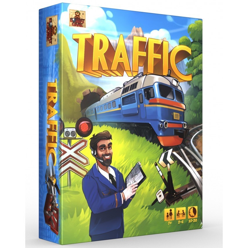 

Настольная игра Трафик компактная карточная игра о железной дороге