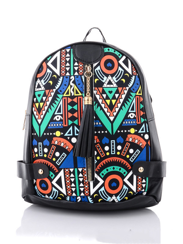 

Женские рюкзаки деми Prime 086-5 black Черный р.28x25x12