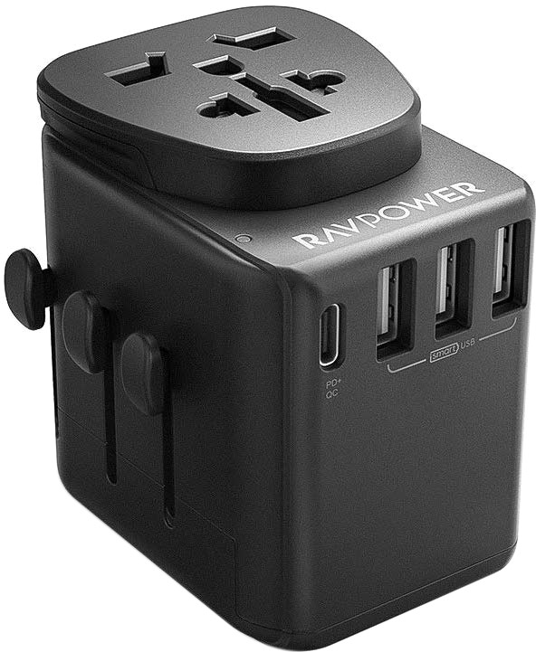 

Сетевое зарядное USB-устройство RAVPower Diplomat 30W 4-Port Travel Charger (RP-PC099)