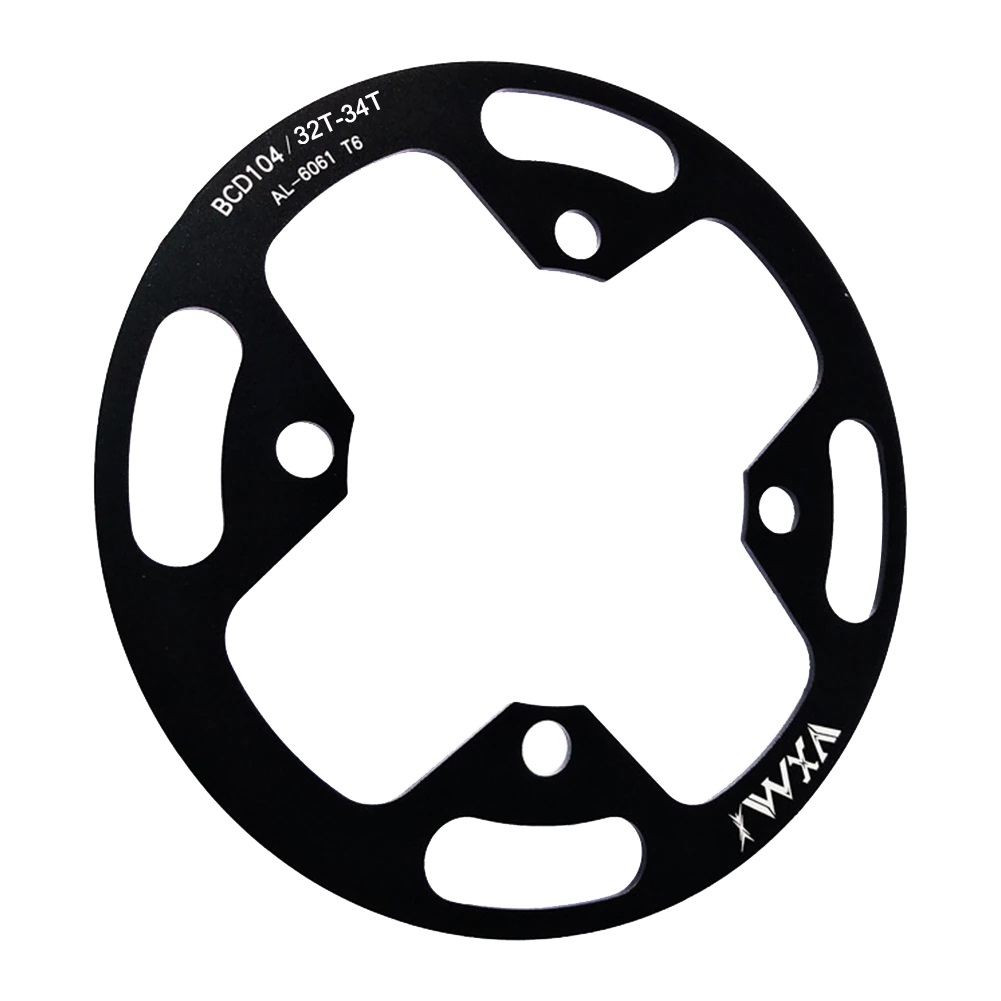 

Рокринг VXM 32T-34T захист зірки Narrow Wide 104BCD алюмінієвий, чорного кольору (СN300036-VXM3234BLK)