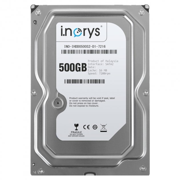 

Жесткий диск 3.5" 500Gb i.norys SATA2 16Mb 7200 rpm (INO-IHDD0500S2-D1-7216)