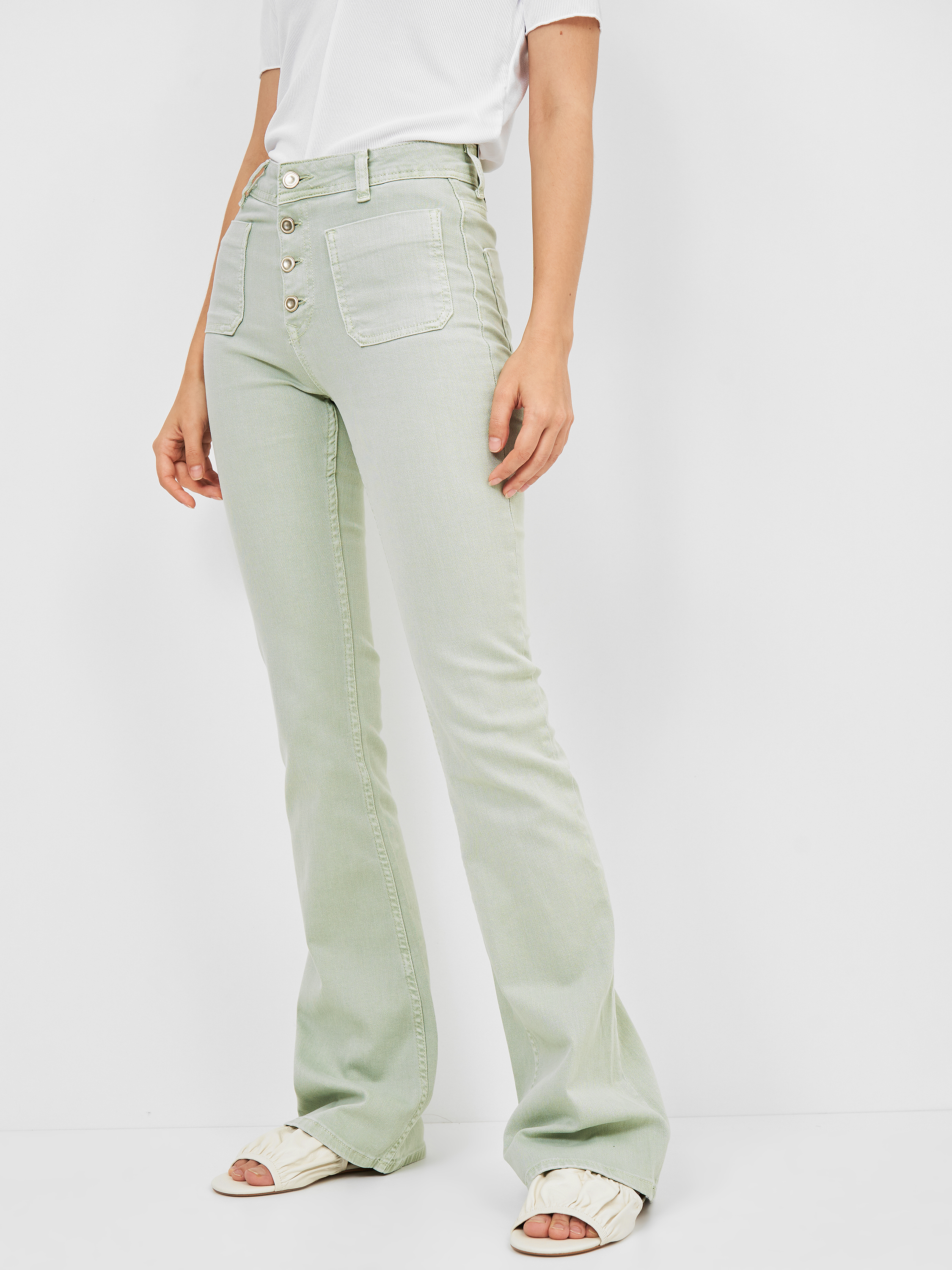 

Джинсы Zara 5862/079/982  Зеленые, Джинсы Zara 5862/079/982 38 Зеленые
