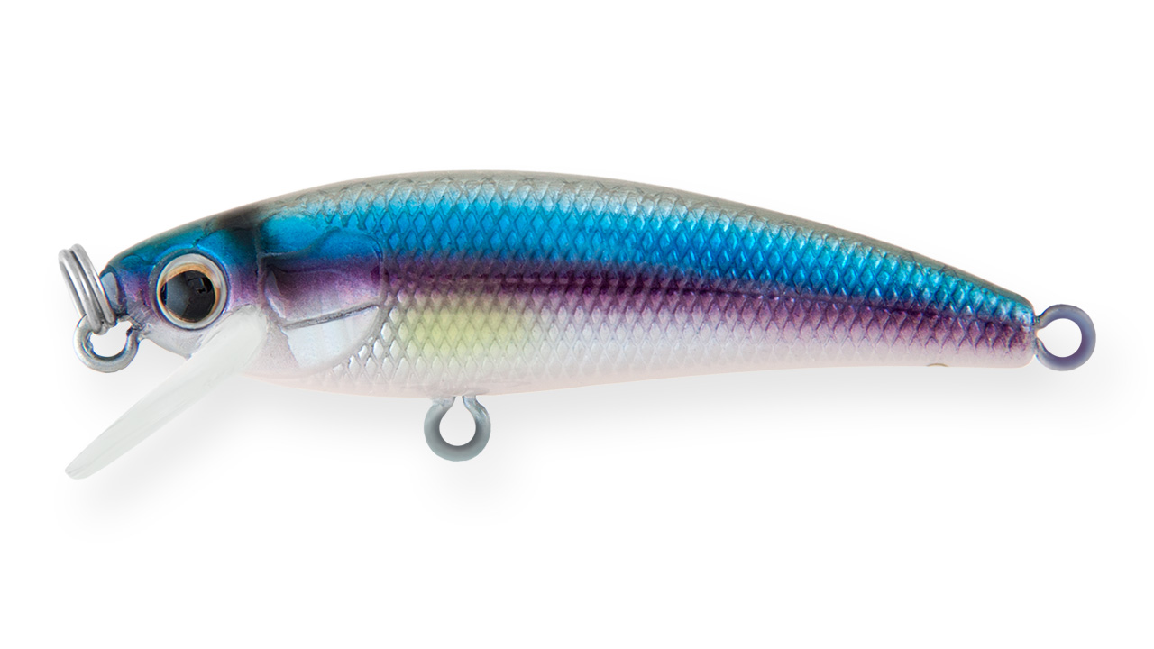 

Воблер Минноу Strike Pro Chip Minnow 45 S, 45 мм, 2,5 гр, Загл. 0,5м., Тонущий, цвет: A210-SBO-RP Rainbow Ghost Wakasagi, (JS-406#A210-SBO-RP) (81049)