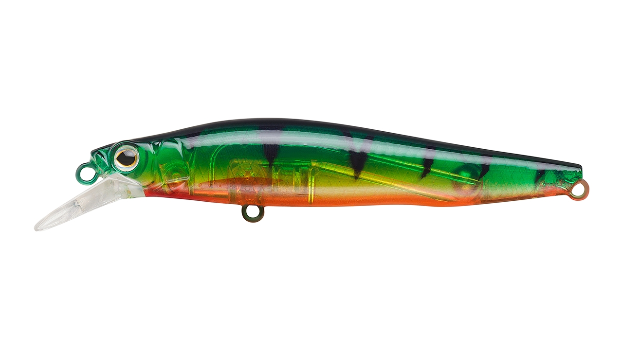 

Воблер Минноу Strike Pro IB Minnow JET 95, 95 мм, 13 гр, Загл. 0,5м.-1,2м., Тонущий, цвет: A102G Transparent Perch, (JS-276#A102G) (80923)
