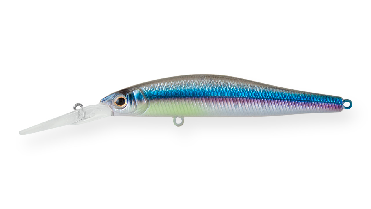 

Воблер Минноу Strike Pro Jumper DR 90SP, 90 мм, 11 гр, Загл. 1,5м.-3,0м., Нейтральный, цвет: A210-SBO-RP Rainbow Ghost Wakasagi, (EG-192BL-SP#A210-SBO-RP) (88307)