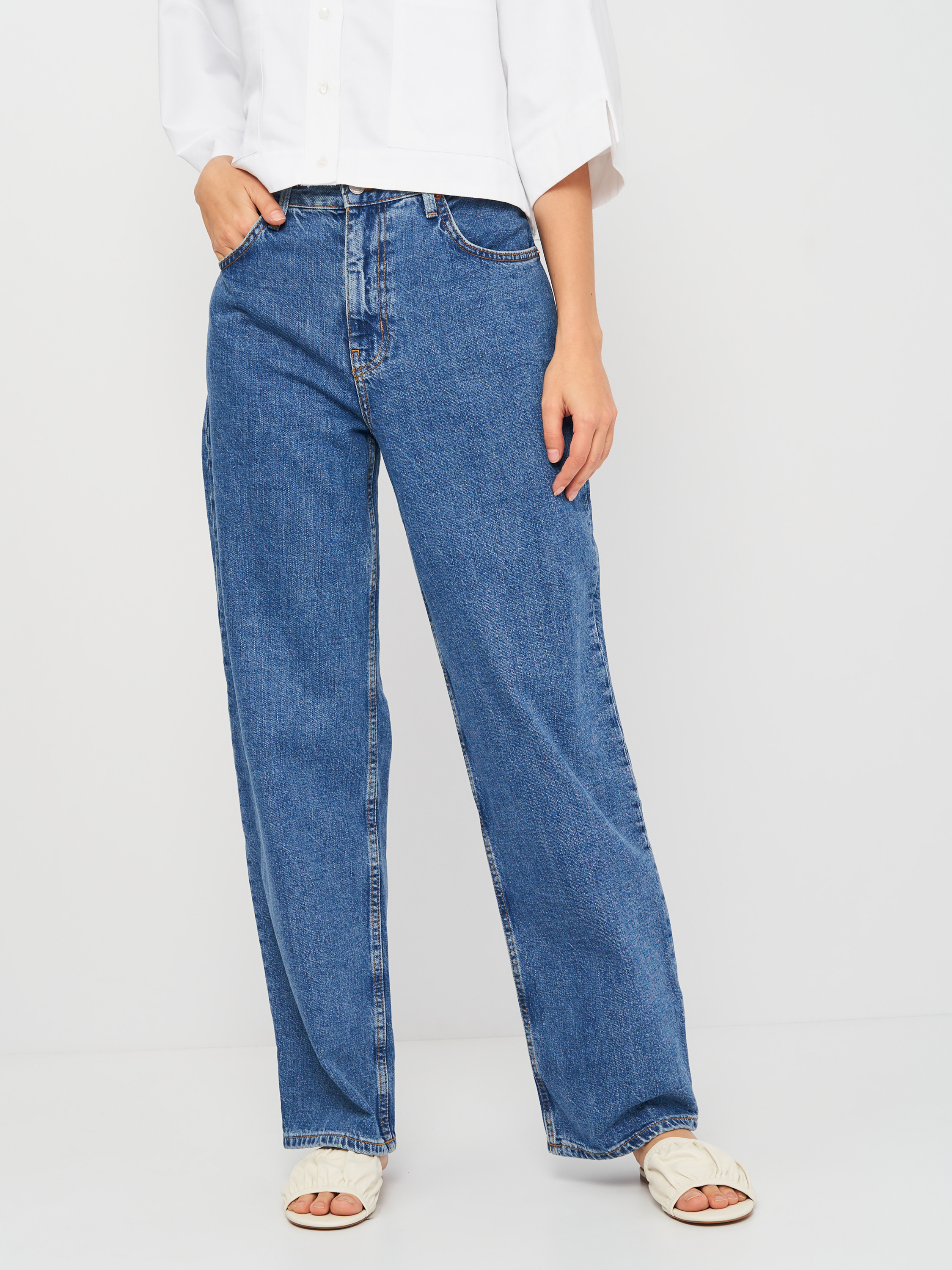 

Джинсы Zara 6840/045/400 40 Синие джинс
