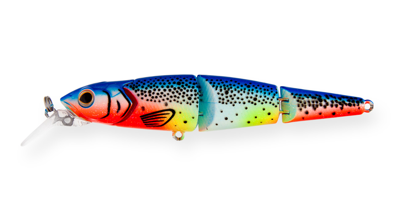 

Воблер Составной Strike Pro Flying Fish Joint 90, 90 мм, 12 гр, Загл. 0,7м.-1,7м., Тонущий, цвет: A141 Hot Blue Herring, (EG-079JA#A141) (83074)