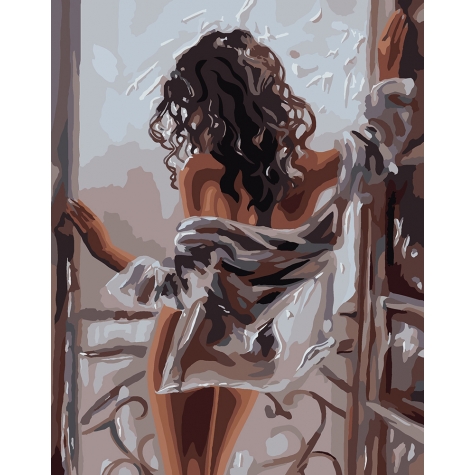 

Набір для розпису по номерах "Жіноча красота" 40х50см