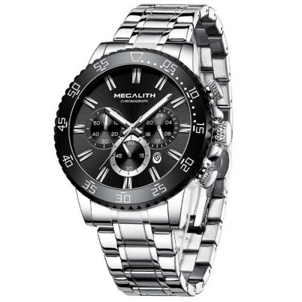 

Часы Megalith 8227M Silver-Black