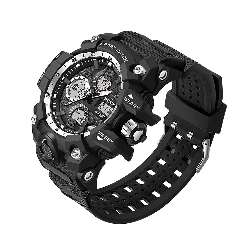 

Часы Sanda 6021 Black-Silver