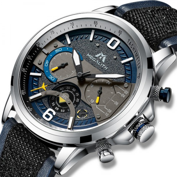 

Часы Megalith 8083M Blue-Silver