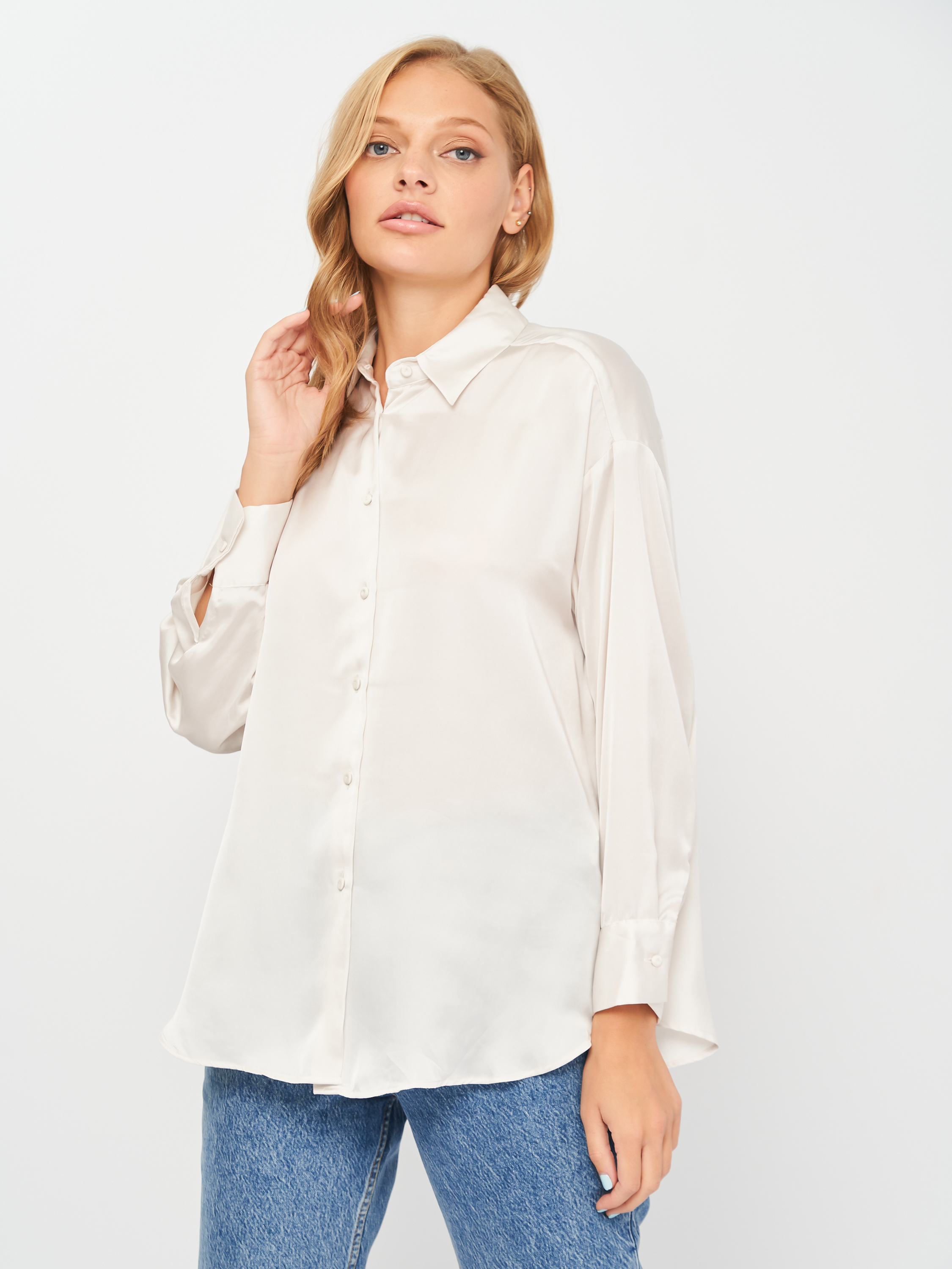 

Рубашка Zara 8142/305/251 S Светло-серая