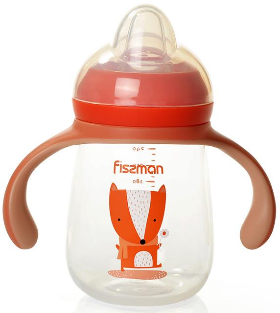 

Бутылочка детская для кормления Fissman Babies "Хитрый лис" 260мл с ручками