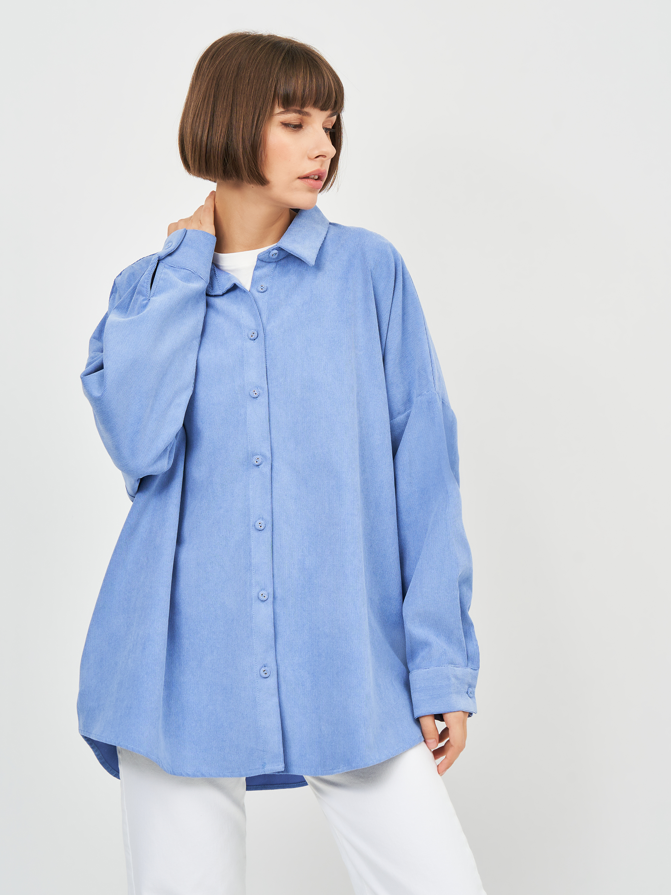 

Рубашка Zara 8555/910/400 XL Голубая