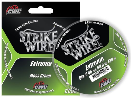 

Шнур плетеный 4-жильный Strike Wire Extreme, 0,15mm/11kg -135m - mossgreen (темно-зеленый) (144080)