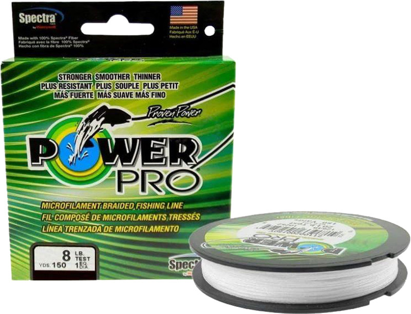 

Шнур Power Pro 135m White 0.13mm 8kg/18lbs (129300)
